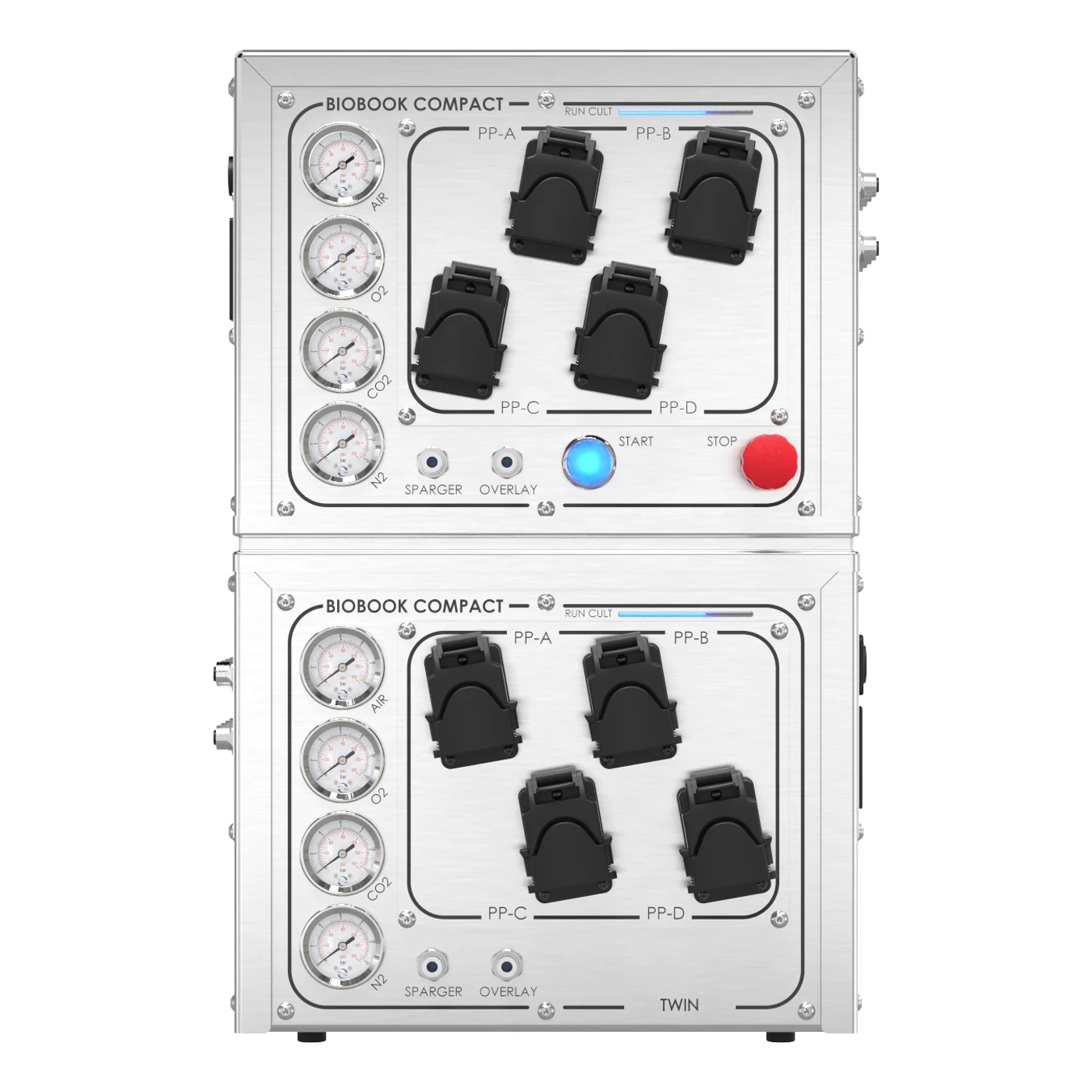 Biobook Twin, vista frontale