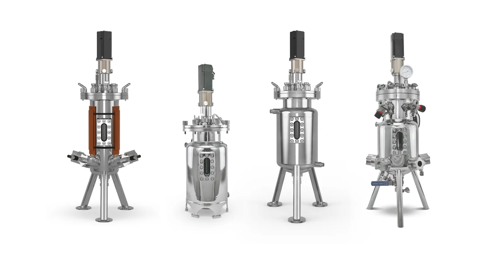 Bioreaktory 316L pro laboratoř